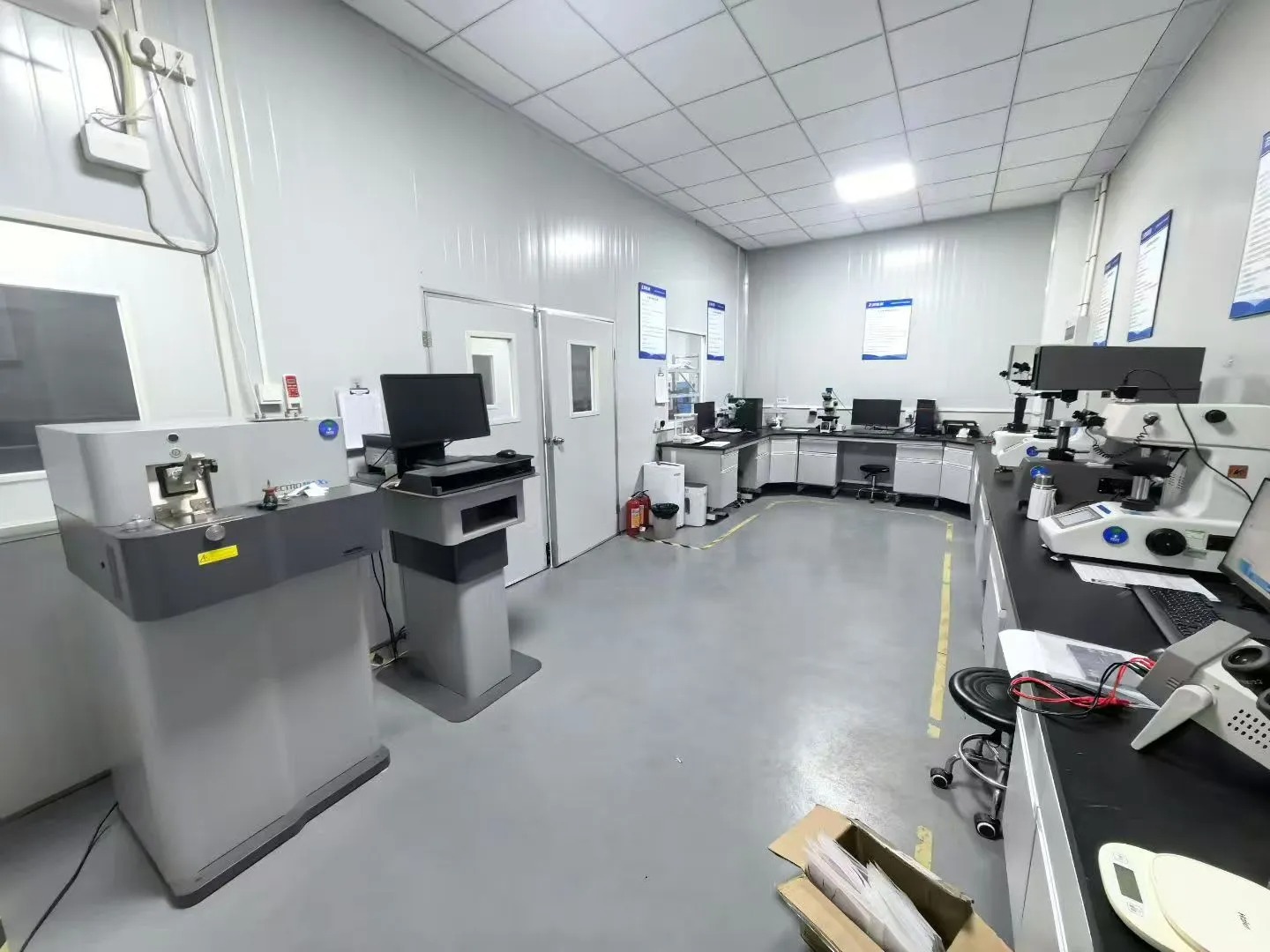Raw material inspection lab