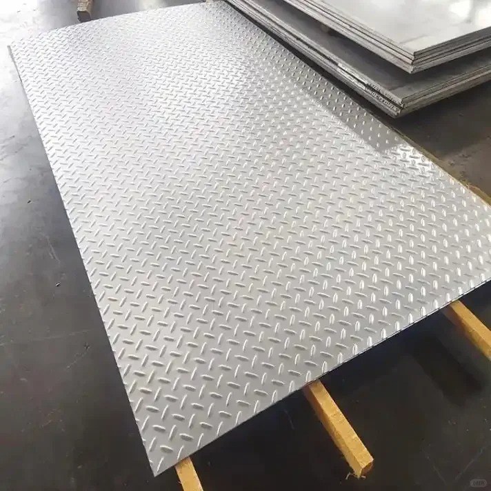 Carbon Steel Checkered Plate — Q235B Anti-Slip Floor Plate - Product photo 1
